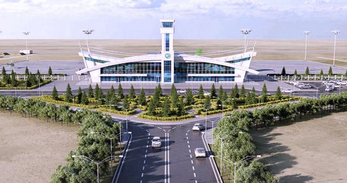 В Туркменистане завершается строительство пассажирского терминала Керкинского аэропорта