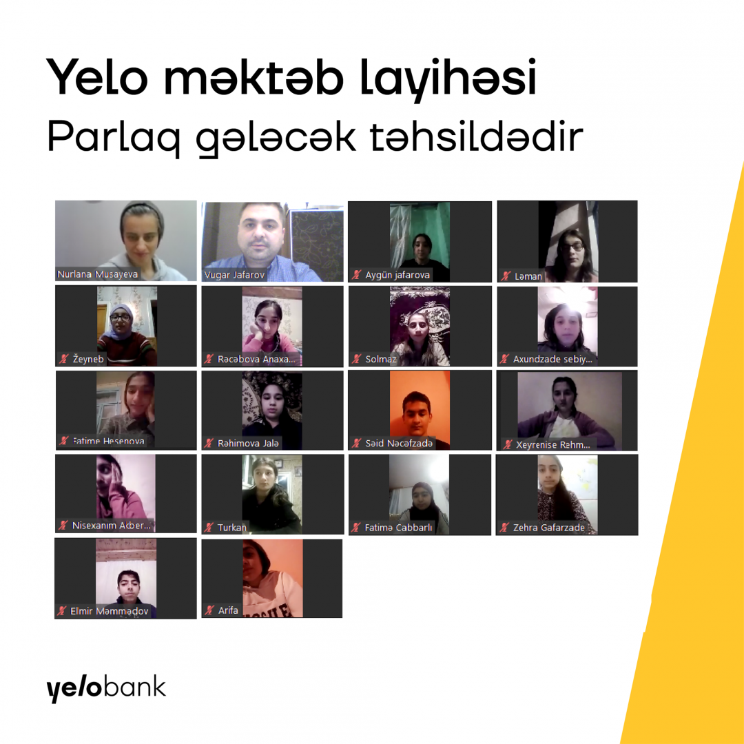 Yelo Bank запустил вторую часть социального проекта «Yelo school»