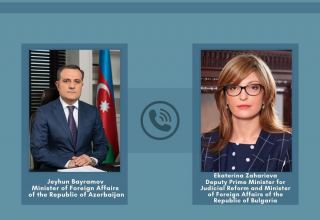 Состоялся телефонный разговор между главами МИД Азербайджана и Болгарии