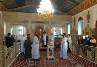 Baku cathedral parishioners honor memory of martyrs of Azerbaijan's Patriotic War (PHOTO)