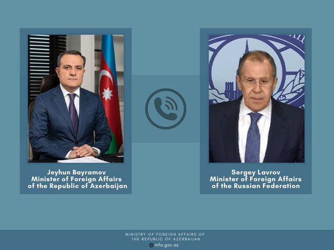 Azerbaijani, Russian FMs talk implementation of trilateral statement on Karabakh