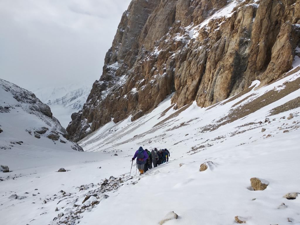 Группа азербайджано-турецких альпинистов взошла на вершины "Пик Гейдара" и "Пик Ататюрка" (ФОТО)