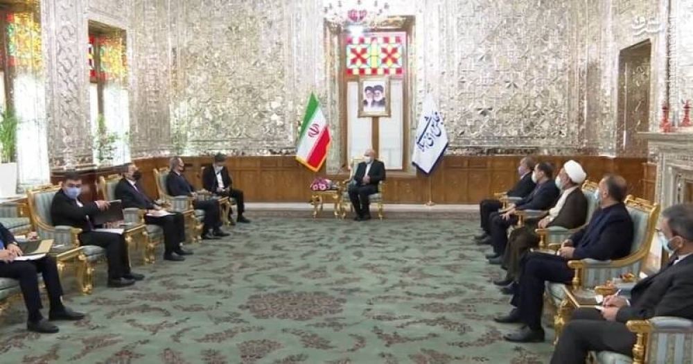 Глава МИД Азербайджана встретился с председателем парламента Ирана