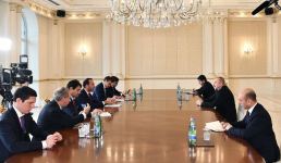 President Ilham Aliyev receives delegation of Italian Ministry of Foreign Affairs and International Cooperation (PHOTO)