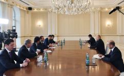Президент Ильхам Алиев принял делегацию Министерства иностранных дел и международного сотрудничества Италии (ФОТО/ВИДЕО)