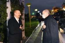 Azerbaijani President Aliyev, Turkish President Erdogan dine together (PHOTO/VİDEO)
