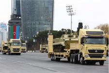 Azerbaijan holds military parade dedicated to victory in Patriotic War with participation of Azerbaijani, Turkish presidents (PHOTO)