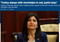 Блистательная победа Азербайджана создала абсолютно новые геополитические реалии в регионе - азербайджанский депутат Севиль Микаилова в интервью Anadolu