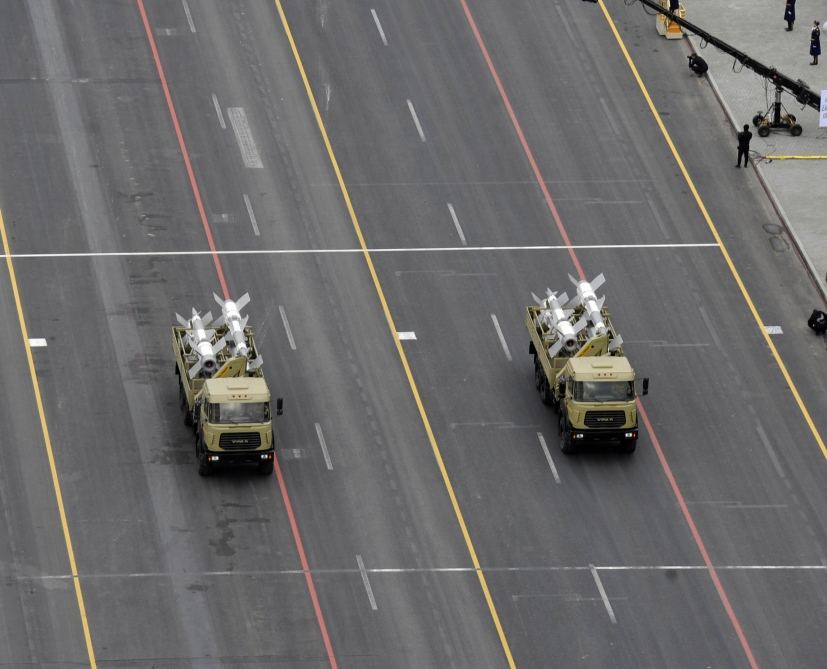 Azerbaijan holds military parade dedicated to victory in Patriotic War with participation of Azerbaijani, Turkish presidents (PHOTO)