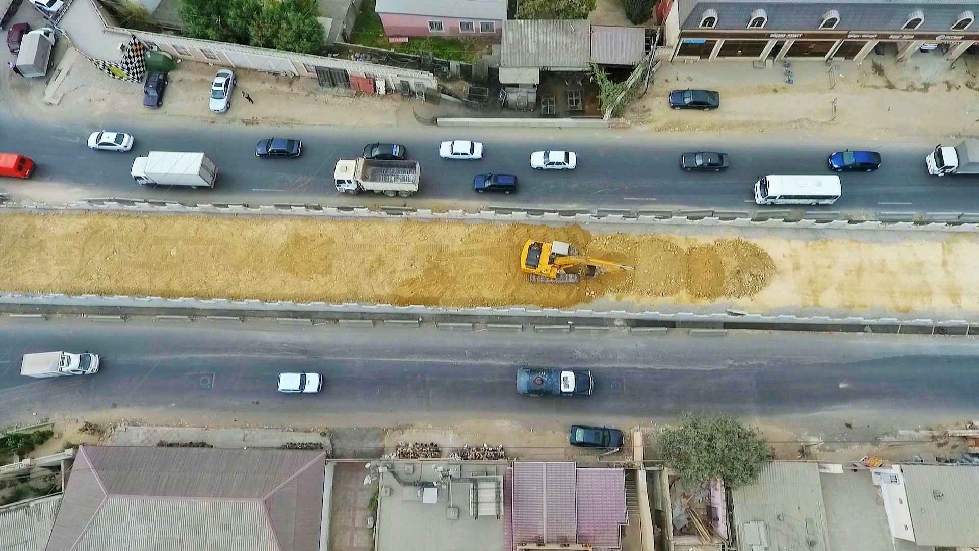Construction work of new road junction in entrance-exit of Baku nearing completion (PHOTO/VIDEO)
