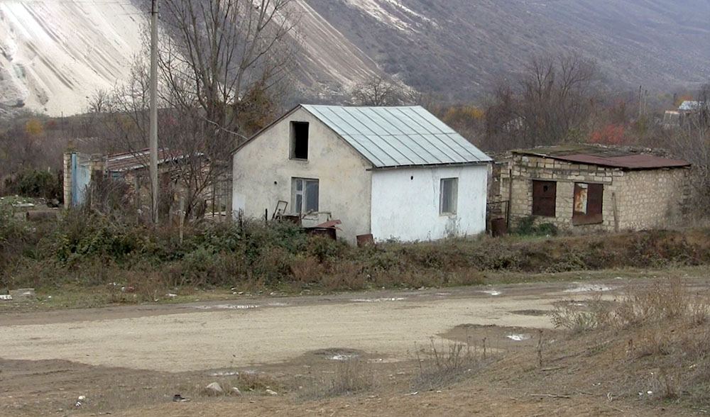 Видеокадры из села Гызыл Кенгерли Агдамского района