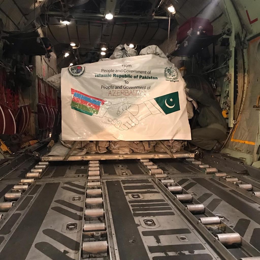 Pakistan sends planeload of relief assistance to Azerbaijan (PHOTO)