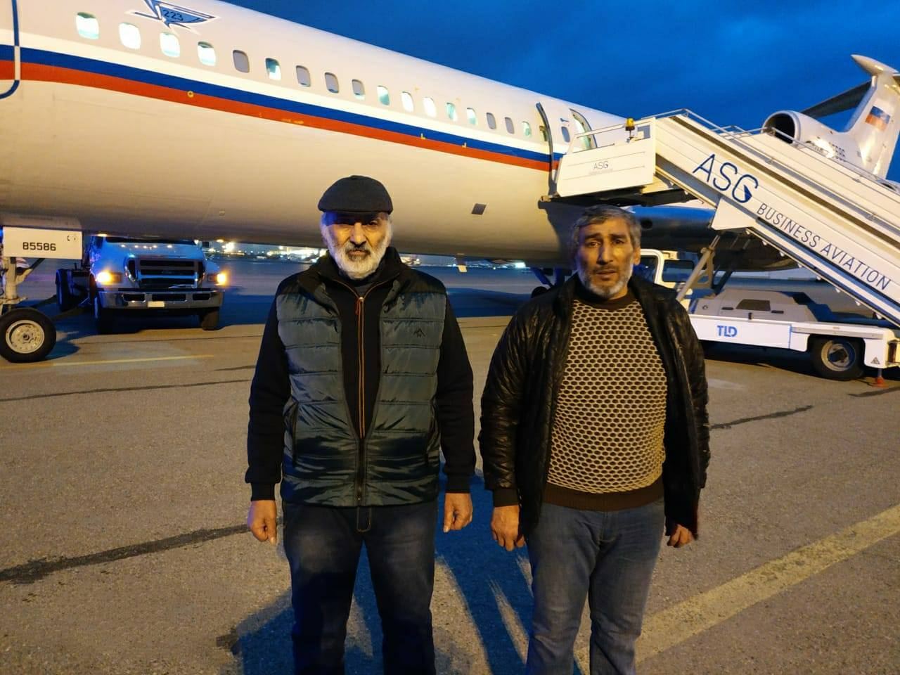 Президент Ильхам Алиев обеспечил освобождение Дильгама Аскерова и Шахбаза Гулиева из плена и их доставку в Баку (ФОТО)