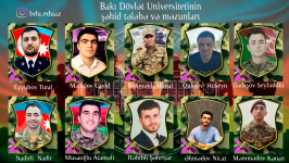 Студенты и выпускники БГУ, ставшие шехидами в Отечественной войне Азербайджана (ФОТО)