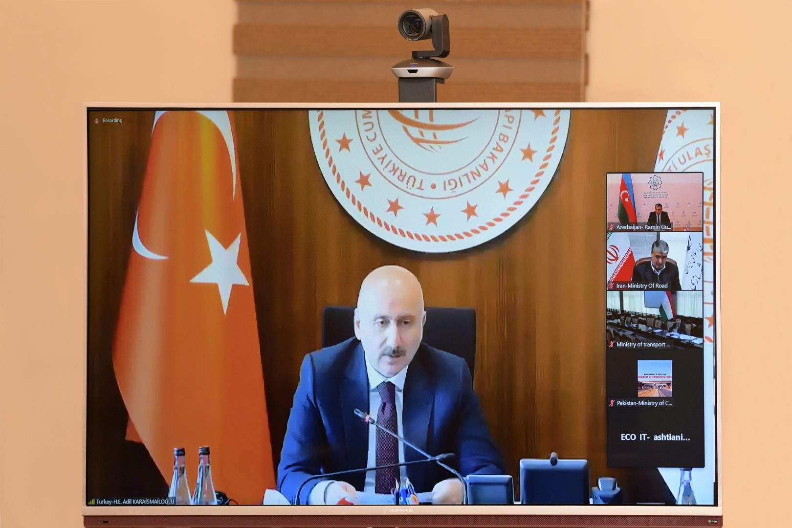 Министр транспорта Азербайджана сделал ряд заявлений на встрече ОЭС (ФОТО)