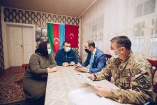 Сотрудники Фонда "YAŞAT" встречаются  с ранеными в Отечественной войне и семьями шехидов (ФОТО)