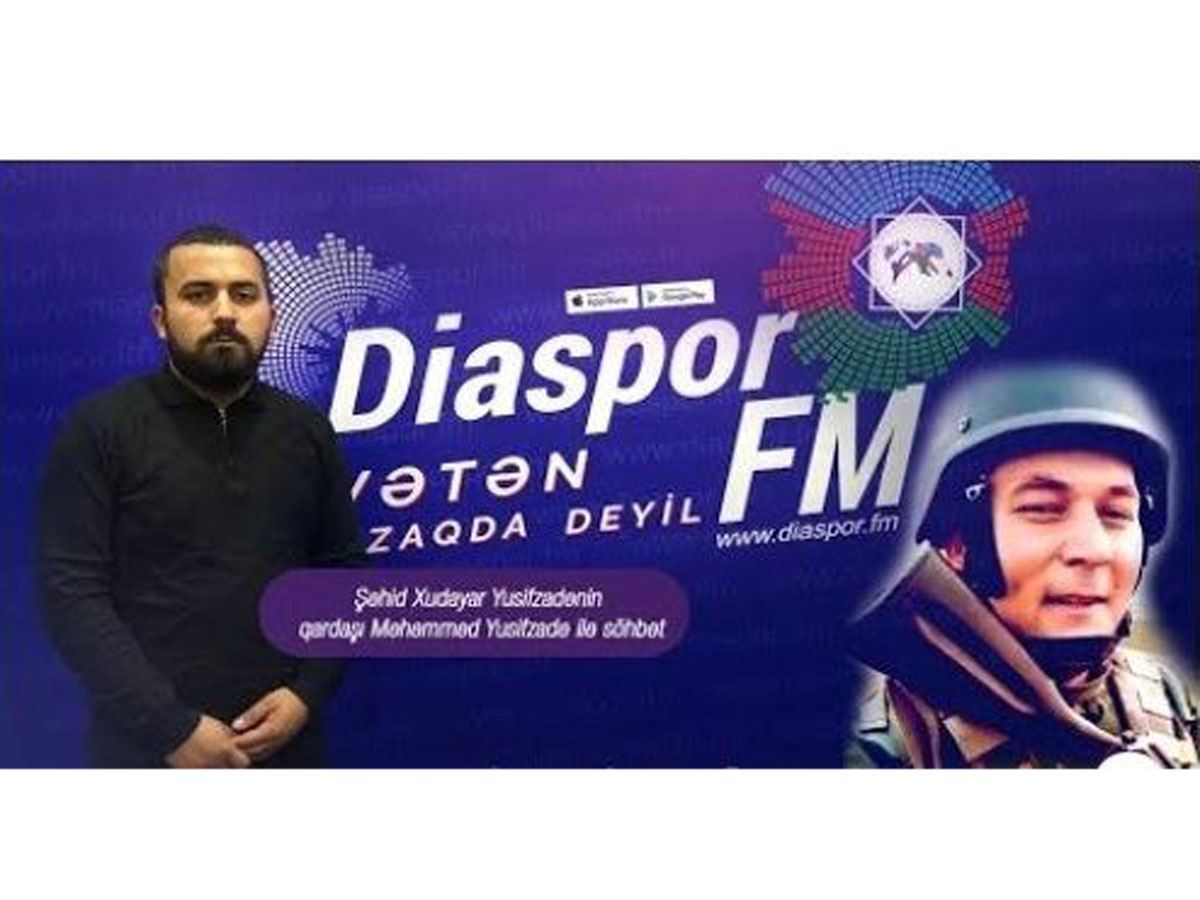 Брат шехида Худаяра Юсифзаде был гостем Diaspor FM