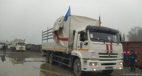 Russian humanitarian cargo delivered to Karabakh (PHOTOS)