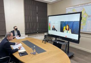 Состоялась встреча между главами МИД Азербайджана и Швеции
