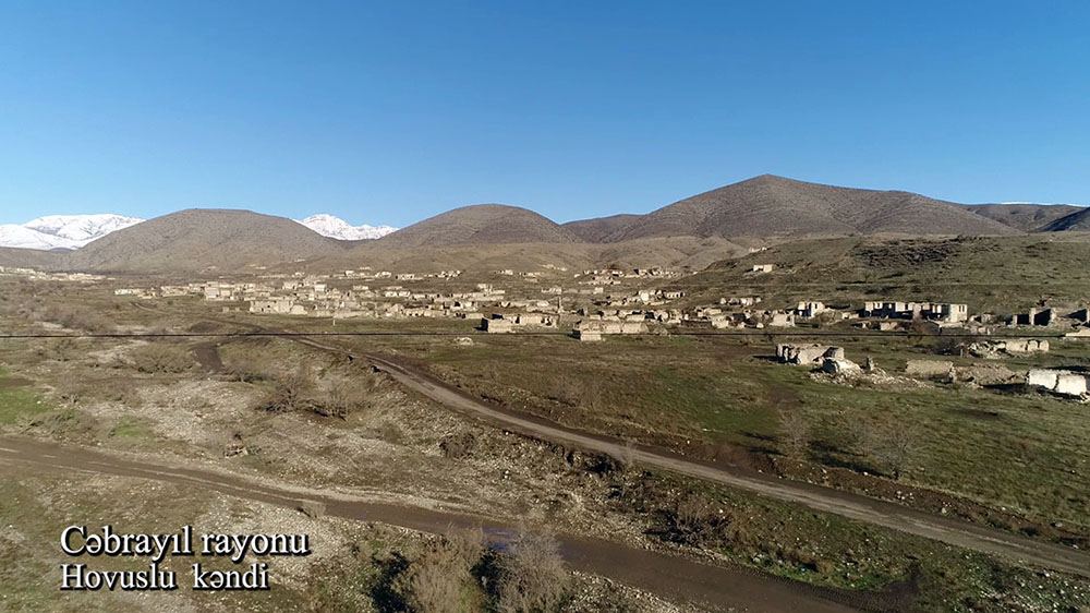 Azerbaijan shares new footage from Hovuslu village of Jabrayil district (VIDEO)