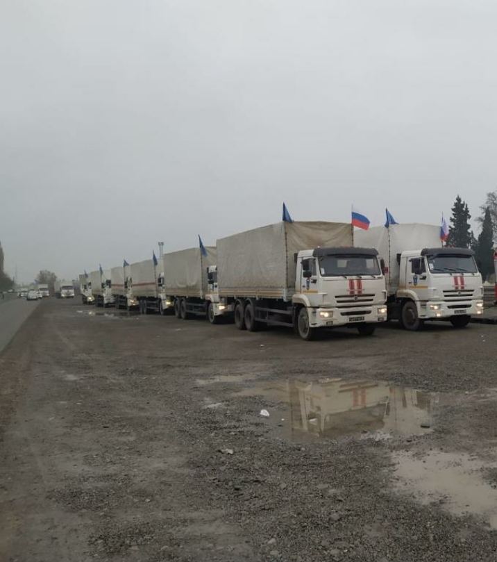 Azerbaijan receives another batch of humanitarian cargo from Russian MES (PHOTO/VIDEO)