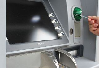 Average monthly volume of transactions through ATMs rises in Azerbaijan