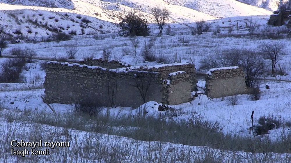 Azerbaijan shows footage from Isagli village of Jabrayil district (PHOTO/VIDEO)