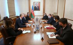 Глава МИД Азербайджана встретился с представителями ряда международных организаций в стране (ФОТО)