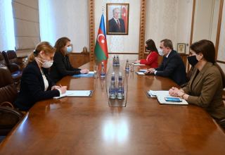 Azerbaijani FM, head of ICRC delegation discuss current situation in region (PHOTO)