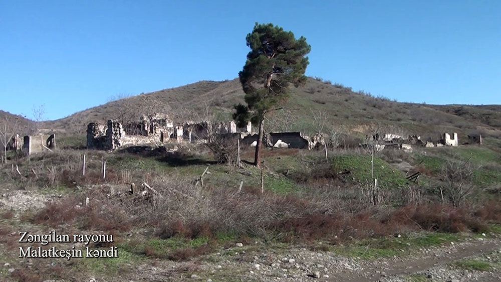 Azerbaijan shows video footage of Malatkeshin village of Zangilan region (VİDEO)