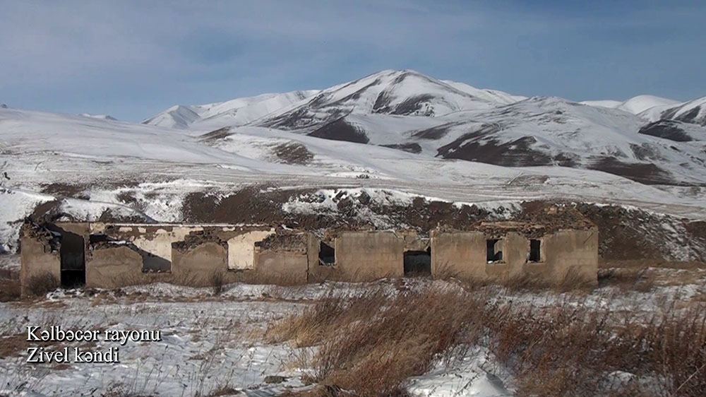 Azerbaijan shows video footage from Zivel village of Kalbajar district (VIDEO/PHOTO)