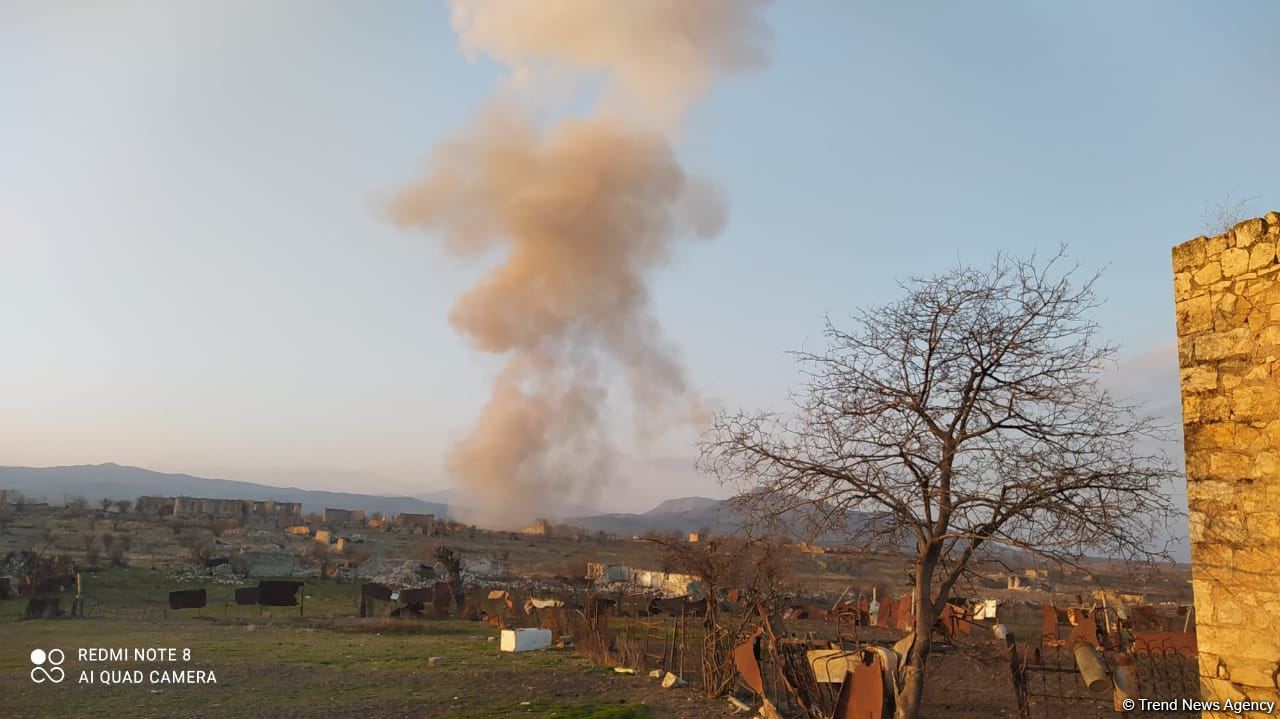 Ağdamın Qiyaslı kəndində xeyli sayda mina və döyüş sursatı tapılaraq zərərsizləşdirilib (FOTO/VİDEO) (ƏLAVƏ OLUNUB) - Gallery Image