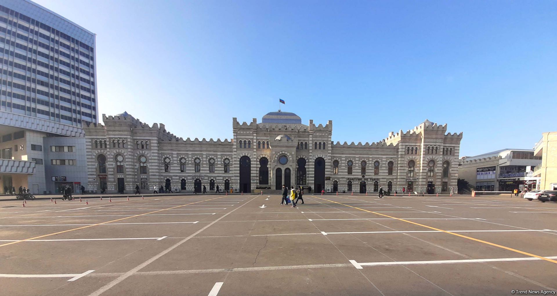 В центре Баку создана новая платная парковка (ФОТО)