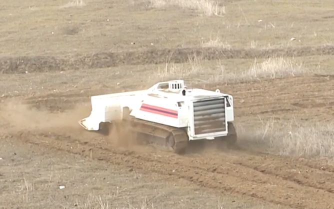 Footage of mine clearance in Azerbaijan's liberated Aghdam (VIDEO)