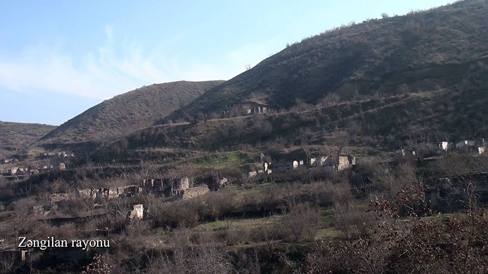 Azerbaijan shows footage from Zangilan district (PHOTO/VIDEO)