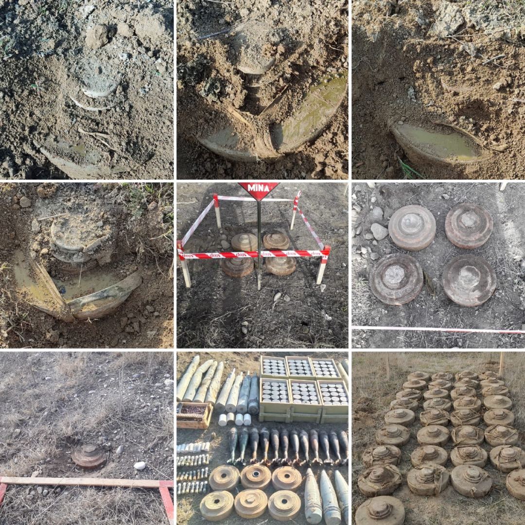 Azerbaijan discloses number of anti-infantry mines found since Sept.2020 (PHOTO) - Gallery Image