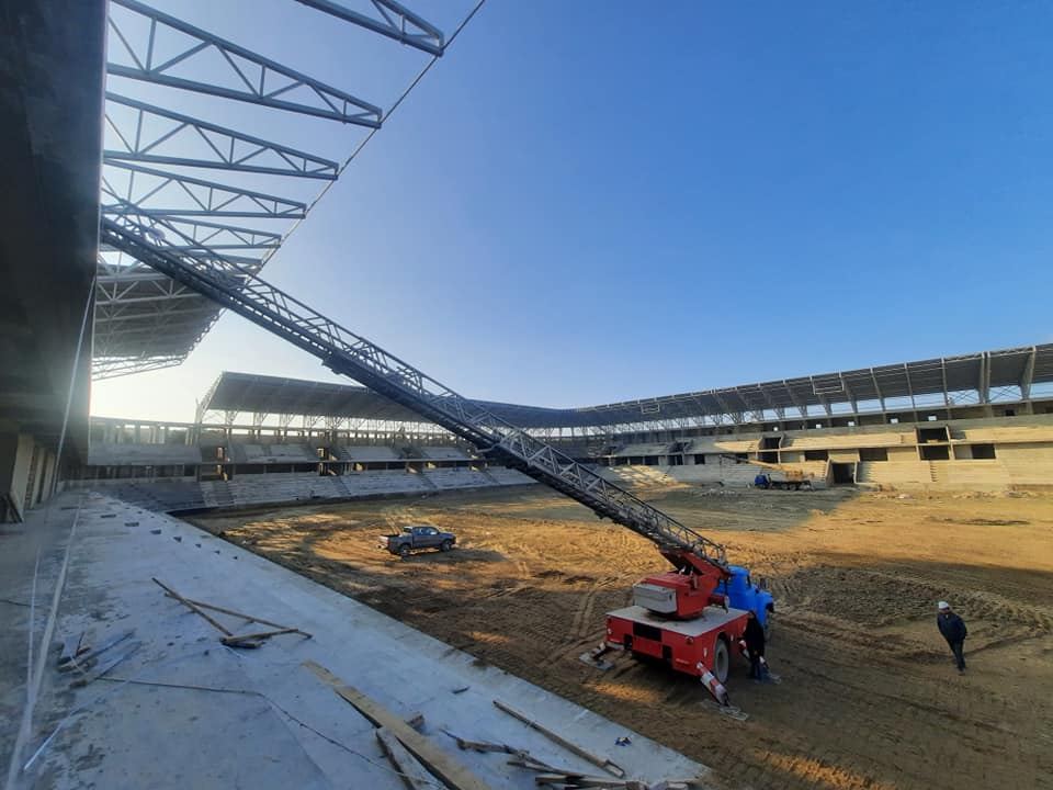 Завершается строительство стадиона в Сумгайыте (ФОТО) - Gallery Image