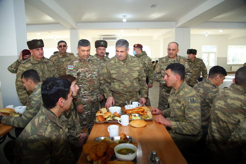Проверено состояние обеспечения и уровень боевой подготовки подразделений, дислоцированных на освобожденных территориях Азербайджана (ФОТО)