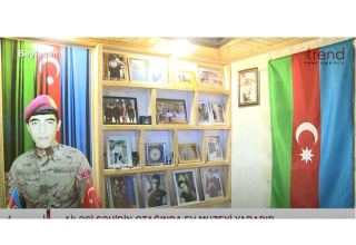 Родные увековечивают память спецназовца-шехида в его комнате - видеорепортаж АМИ Trend из дома шехида