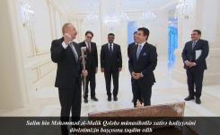 Президент Ильхам Алиев принял делегацию ИСЕСКО (ФОТО/ВИДЕО) - Gallery Thumbnail