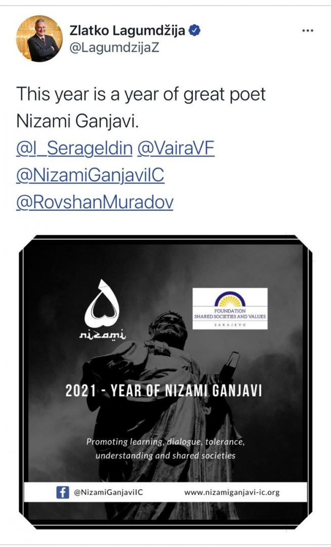 Nizami Ganjavi International Center started it’s international activities on 2021 being declared Year of Nizami Ganjavi (FOTO)