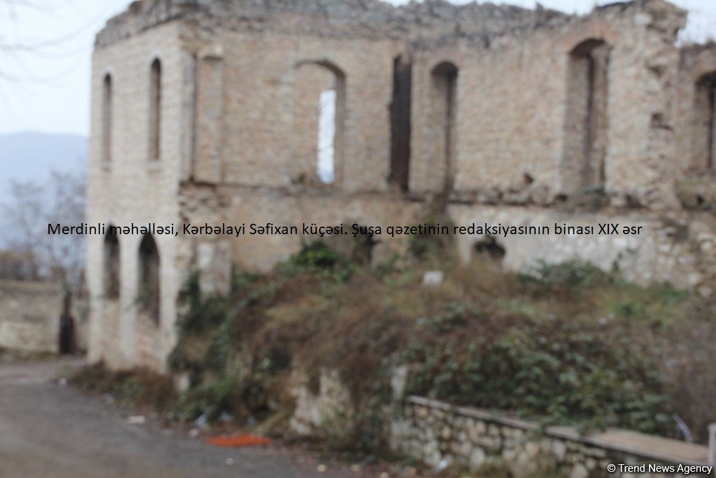 Армяне разрушили сотни исторических и архитектурных памятников в городе Шуша – ФОТОФАКТ (Эксклюзив) - Gallery Image
