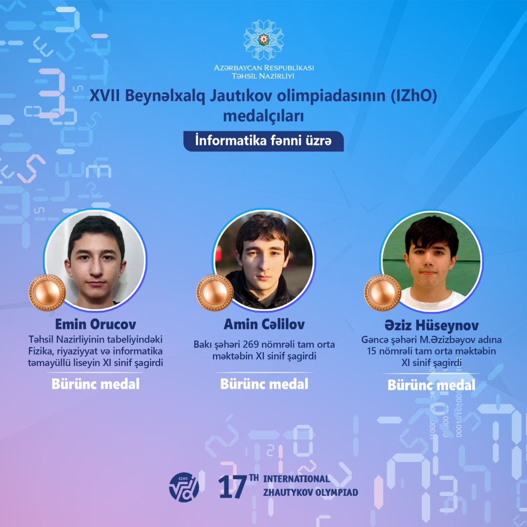 Первый международный успех от азербайджанских школьников в 2021 году
