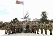 President Ilham Aliyev raises Azerbaijani flag in Shusha (PHOTOS) - Gallery Thumbnail