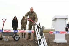 President Aliyev lays foundation stone for Fuzuli-Shusha highway, Fuzuli airport, visits Shusha (PHOTO/VIDEO)