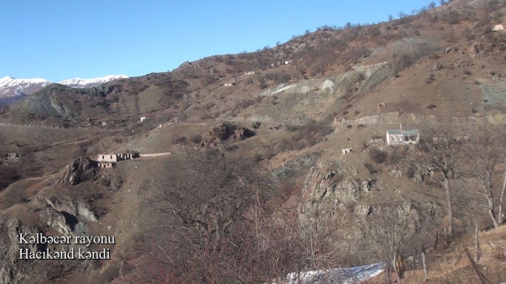 Видеокадры из села Гаджикенд Кельбаджарского района (ФОТО/ВИДЕО)
