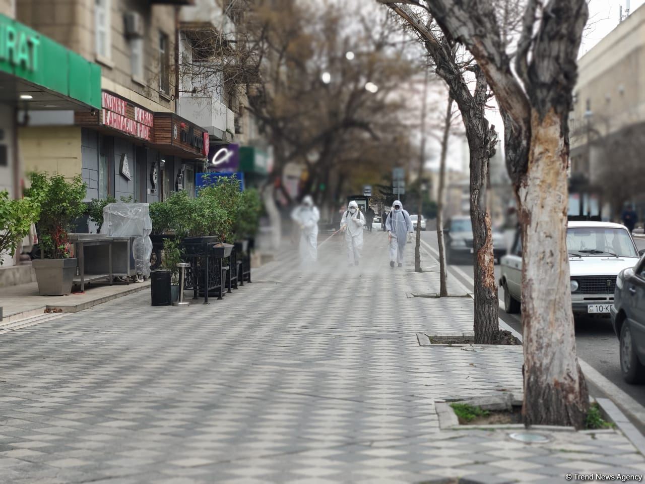 Улицы Баку в очередной раз были продезинфицированы (ФОТО)