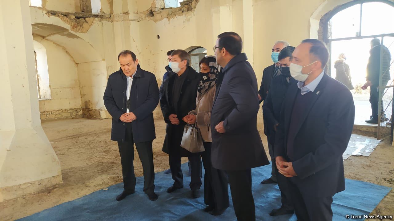 Delegation of Turkic Council, Turkic Culture and Heritage Foundation and TURKSOY visit Aghdam (PHOTO)