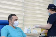 Azerbaijan's Health Minister, Head of TABIB vaccinated from COVID-19 (PHOTOS)