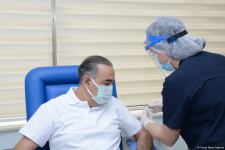 Azerbaijan's Health Minister, Head of TABIB vaccinated from COVID-19 (PHOTOS)